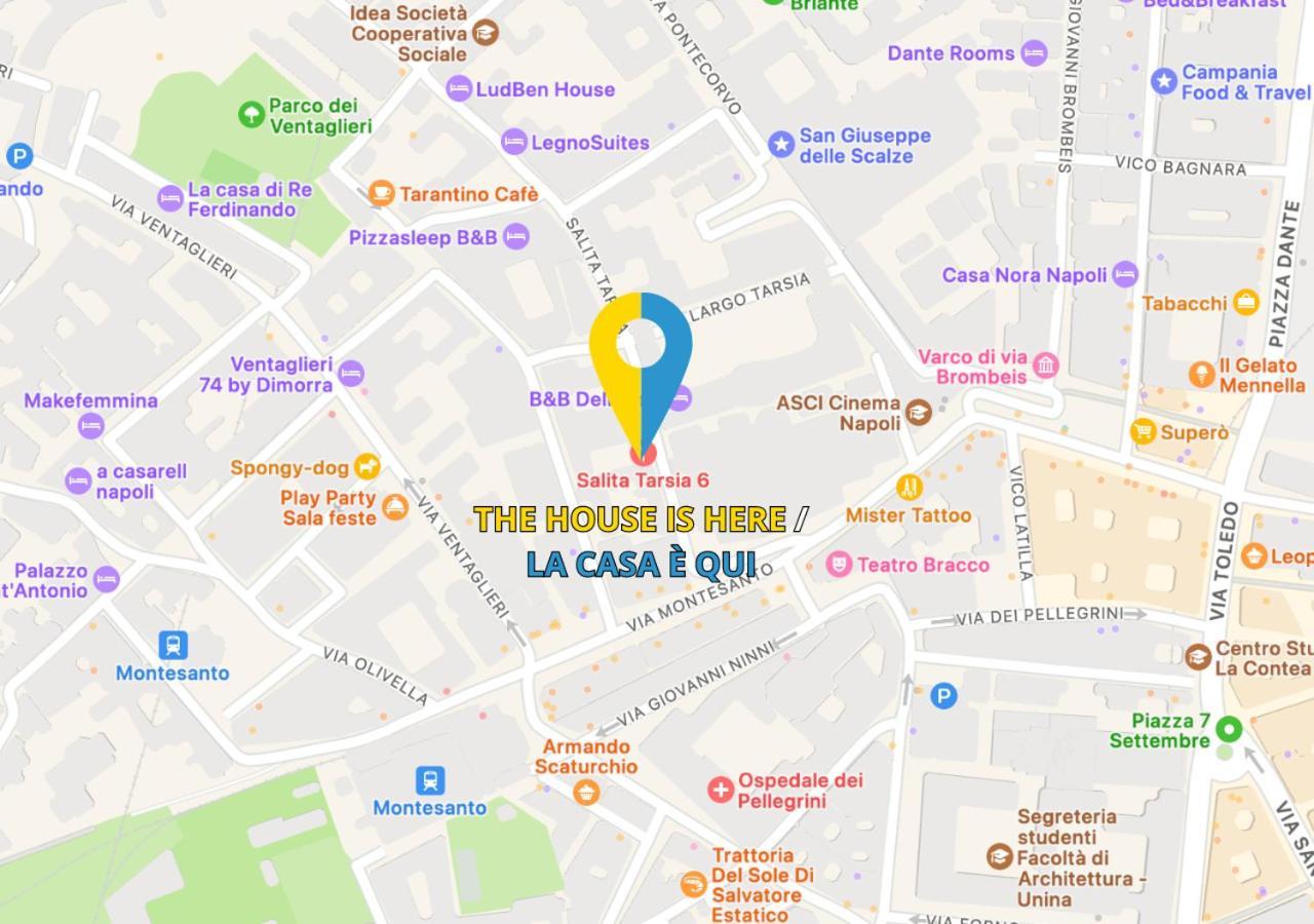 Boutique Home Tarsia- A 2 Minuti Da Piazza Dante E Metro Montesanto เนเปิลส์ ภายนอก รูปภาพ